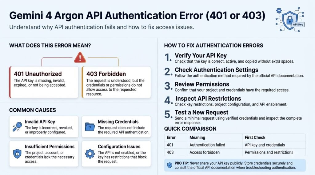 Ultimate 7 Gemini 4 Argon API Errors and Fixes