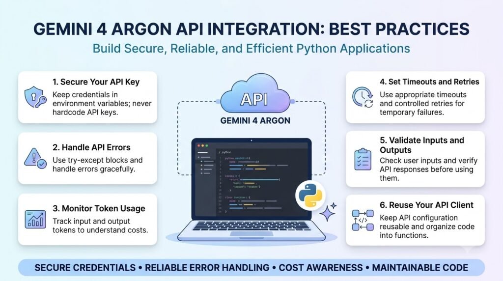 Gemini 4 Argon Python API Example: Step-by-Step Guide 8 Gemini 4 Argon API integration