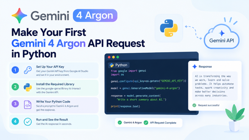 Gemini 4 Argon Python API Example: Step-by-Step Guide 3 Gemini API Python example