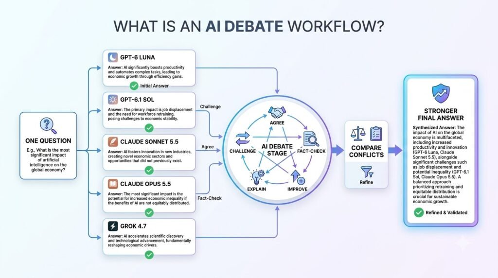 What Is an AI Debate Workflow