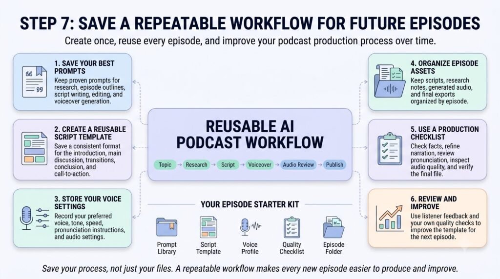 turn a podcast script into audio
